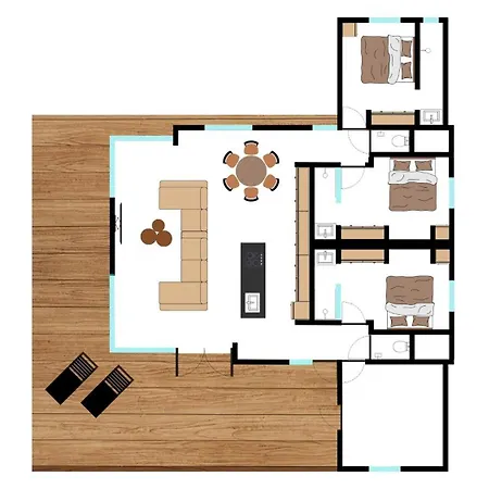 Holiday home Bos Deluxe 6 Persons #357